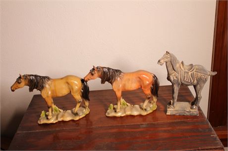 Collection of Horse Figurines