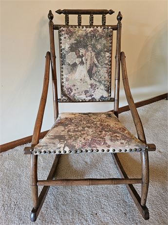 Rust Belt Revival Online Auctions - Antique Victorian Bent Wood Rocking ...