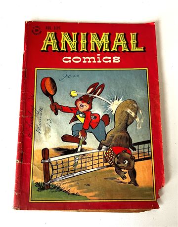 ANIMAL COMICS (DELL) (1941 Series) #22 Good Comics Book