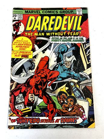 Marvel Comics "DAREDEVIL" Oct. 1975 #127 Comic
