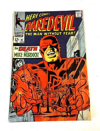 Marvel Comics "DAREDEVIL" June 1968 #41 Comic