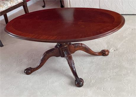 Ethan Allen Chippendale Style Coffee Table