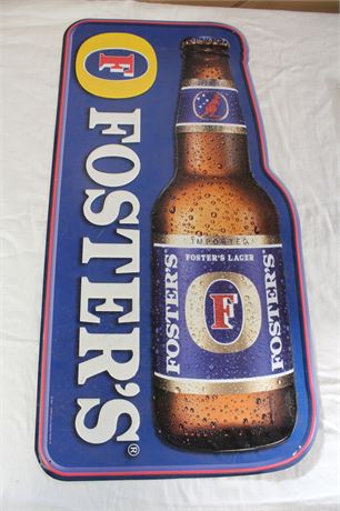 Fosters Metal Beer Sign