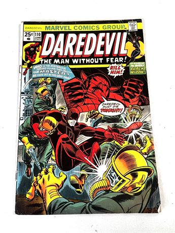 Marvel Comics "DAREDEVIL" May 1974 #110 Comic
