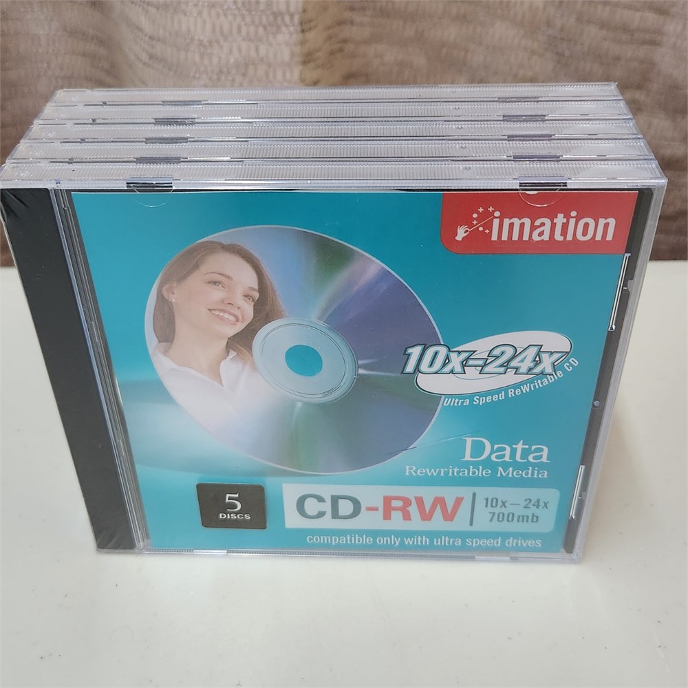 Writeable Cds Rust Belt Revival Online Auctions - Writable CDs, New 5 pack