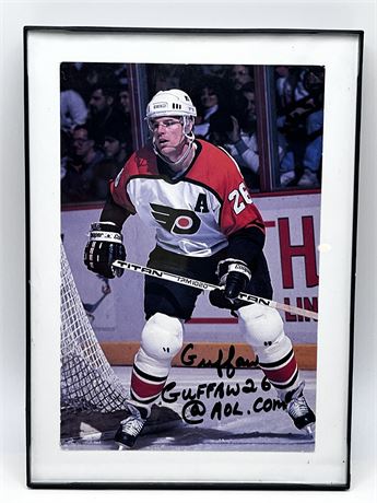 Autographed Brian Propp Signed Hockey Photo