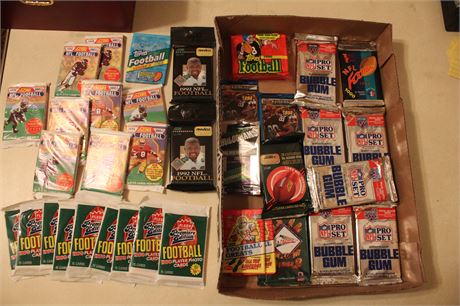 Packs of Football Cards
