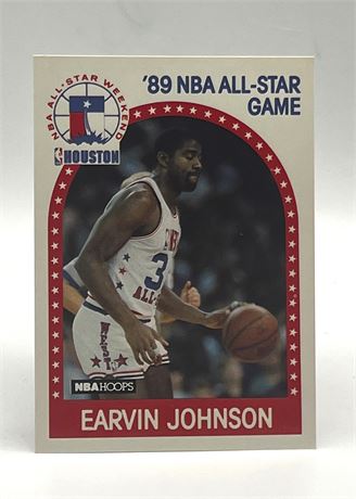 1989 NBA All-Star Game Earvin "Majic" Johnson Lakers NBA Basketball Card