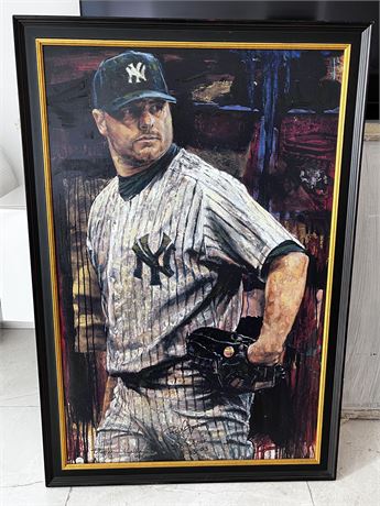 Autographed Roger Clemens Limited Edition Framed Art Piece