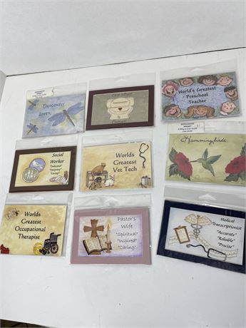 Over 60 Small Framable Magnets World's Greatest and Poems Decor Lot