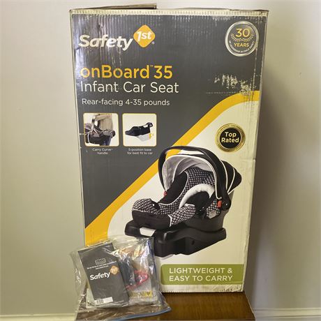 Like New - Safety 1st On Board 35 Infant Car Seat (See Description) IC201DFC