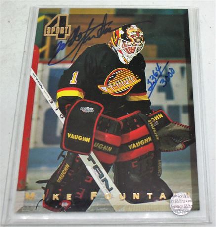 Autographed Hockey Card Numered