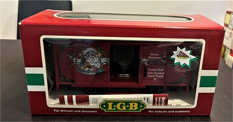LGB Christmas Box Car #43352 New In Box