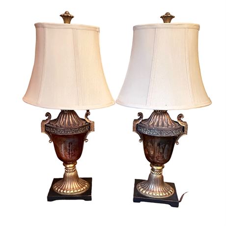 Set of Two Table Ceramic Lamps