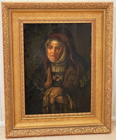 Rust Belt Revival Online Auctions - 19th C. Portrait of a Woman with ...