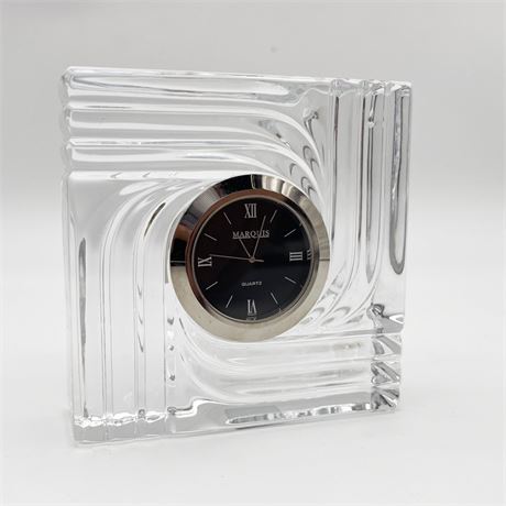 Waterford Crystal Atesia Desk Clock