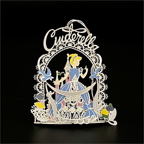 Rare Camerlane Disney Cinderella 3-D Diorama Ornament w/ Box