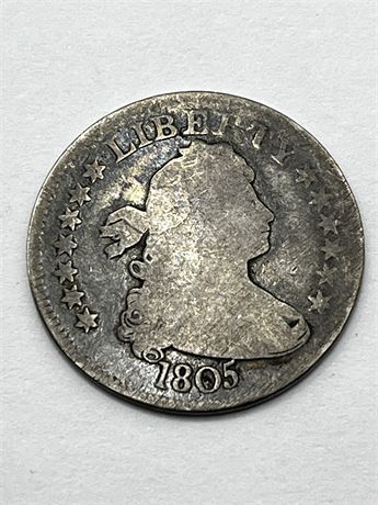1805 Draped Bust Half Dollar Coin