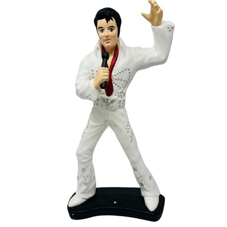 Hand Painted Ceramic Elvis Figure