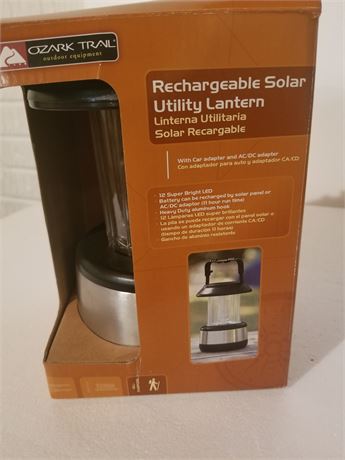 Ozark Trail Rechargeable Solar Utility Lantern