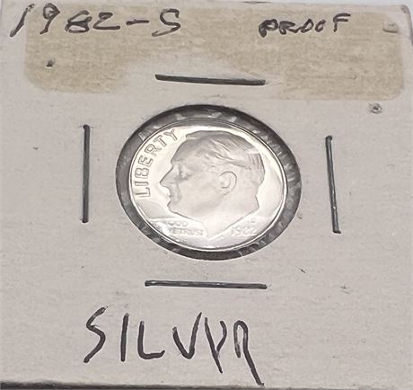 1982 S Silver Proof Roosevelt Dime