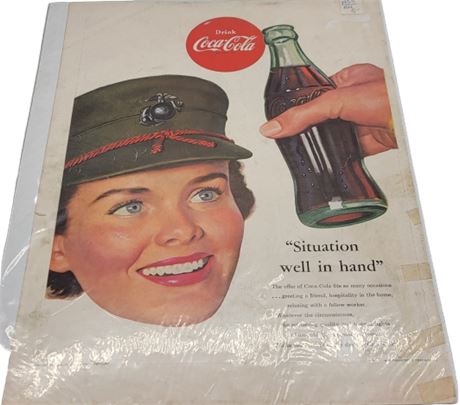 1953 Coca-Cola Marine Advertising
