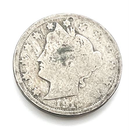 1912 Liberty Head V Nickel