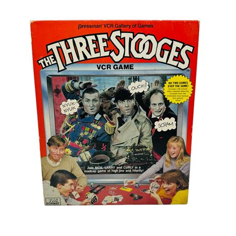 Rust Belt Revival Online Auctions - Vintage The Three Stooges VCR Game