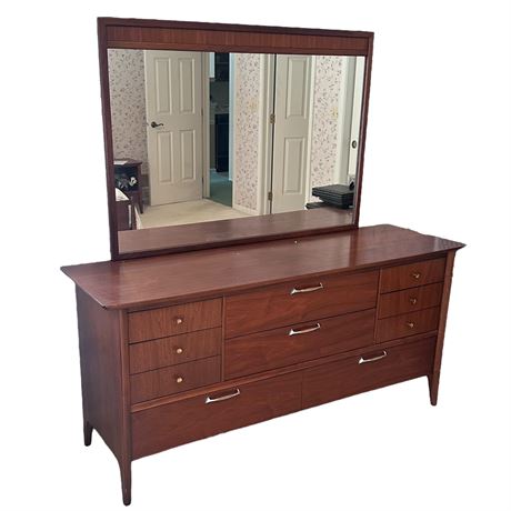 Drexel's "Modern" Line Dresser and Mirror