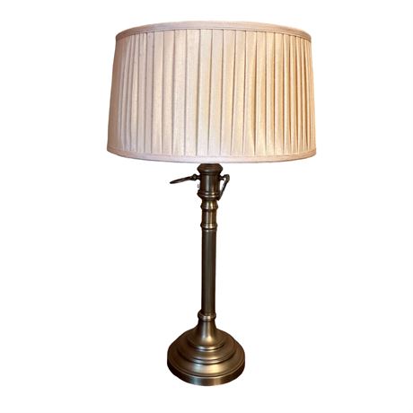 Beautiful Brass Lamp with Two Bulbs