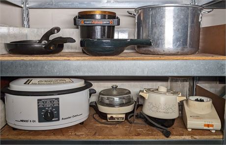 Kitchen Appliances and Pots and Pans