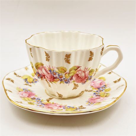 Foley Bone China Floral Tea Cup Set