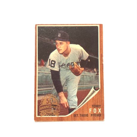 50th Anniversary Topps Terry Fox Baseball Card #196