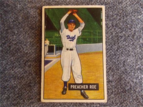 1951 Bowman #118 Preacher Roe