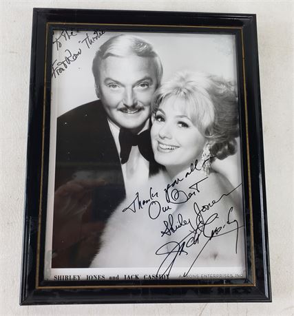 Shirley Jones & Jack Cassidy Signed Framed Photograph