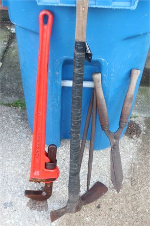 36" Pipe Wrench and More..