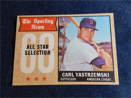 1968 Topps #369 Carl Yastrzemski All-Star