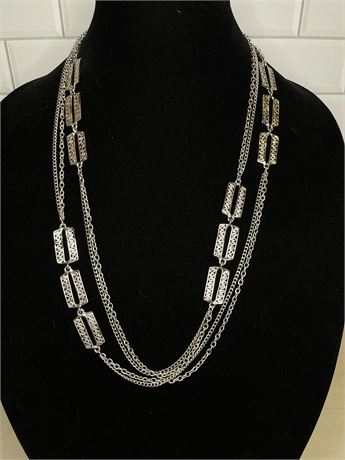 Extra Long Open Link Necklace
