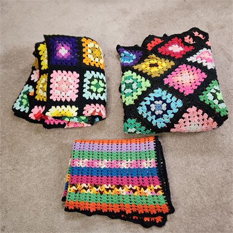 Colorful Crochet Blankets/Throws