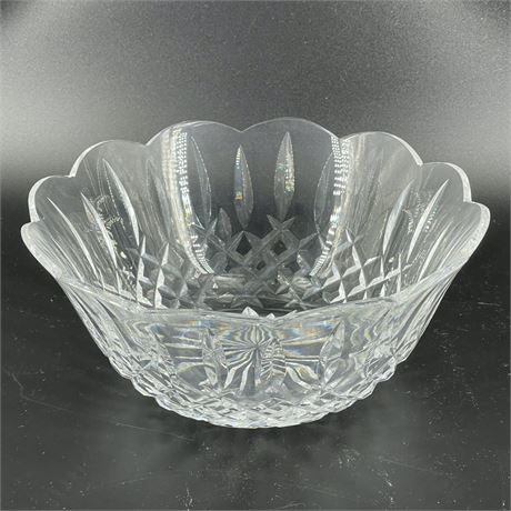 Waterford Crystal Lismore Scalloped Bowl