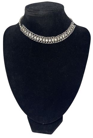 Vintage Rhinestone Choker Necklace