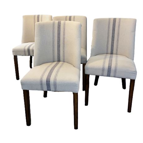 Contemporary Neutral Tone Upholstered Dining Chairs