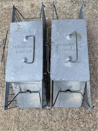 Pair of  HAVAHART Animal Traps