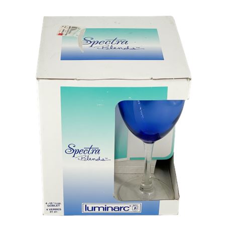 Luminarc Spectra Blends Blue Goblets
