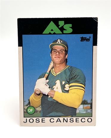 Jose Canseco Athletics Topps #20 Baseball Card