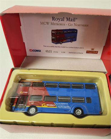 Royal Mail Definitive Double Deckers MCW Metrobus Go Northern