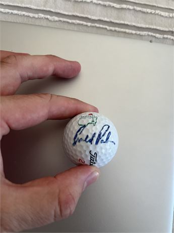 Arnold Palmer Signed Golf Ball