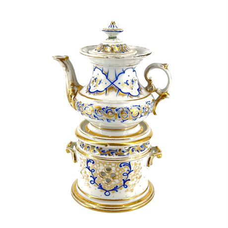 19th Century Old Paris Porcelain Veilleuse