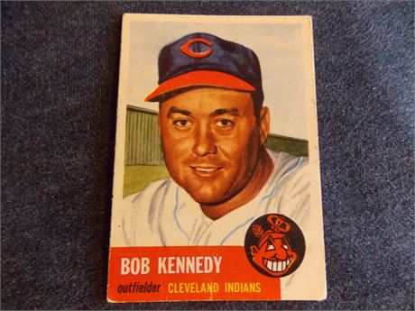 1953 Topps #33 Bob Kennedy, Cleveland Indians