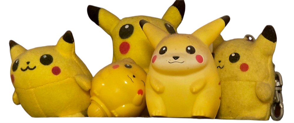Pikachu Rust Rust Belt Revival Online Auctions - Lot of Pikachu toys & key chain